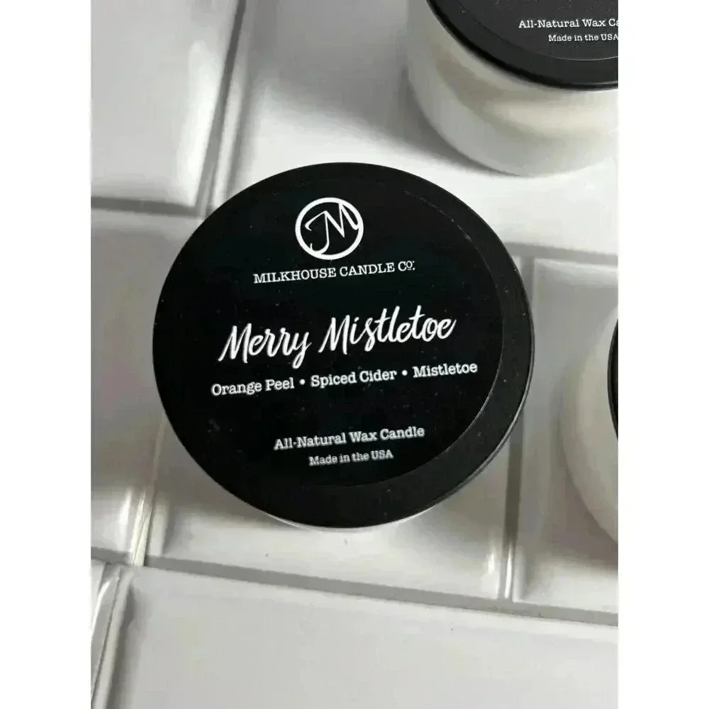 3 Milkhouse Candle Company Candles Brand New 1.5 Oz Each Assorted Scents